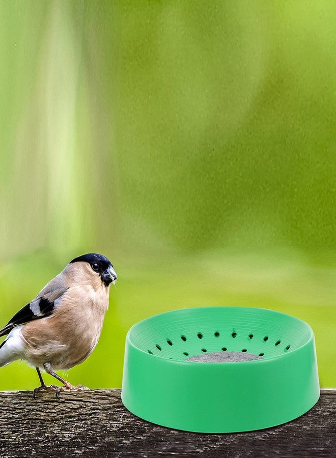 SHINEOFI Pigeon Nest Equipment 4-Pack Plastic Breeding Bowls with Non-Slip Mats for Pigeon Coop Bird Breeding House Suitable for Small Birds and Quails 8.86X8.86X1.97 Inches - Image 3